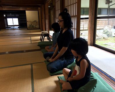 座禅の様子
